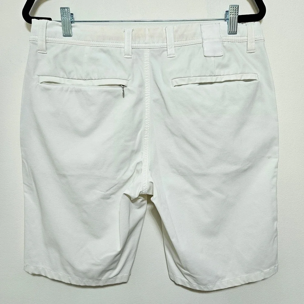 Alberto Earnie Golf 3XDRY Cooler Shorts Pickelball Regular Fit Size 48 34W White